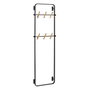 Ixia Perchero de Metal Negro Decoración 45 x 7 x 150 cm