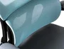 Q-connect Silla de Dirección Sorrento Malla Base Metálica Ruedas Premium, Color Azul Gris, Altura Máx. 1320 mm, Ancho 650 mm, Profundidad 600 mm