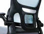 Q-connect Silla de Dirección Sorrento Malla Base Metálica Ruedas Premium, Color Azul Gris, Altura Máx. 1320 mm, Ancho 650 mm, Profundidad 600 mm