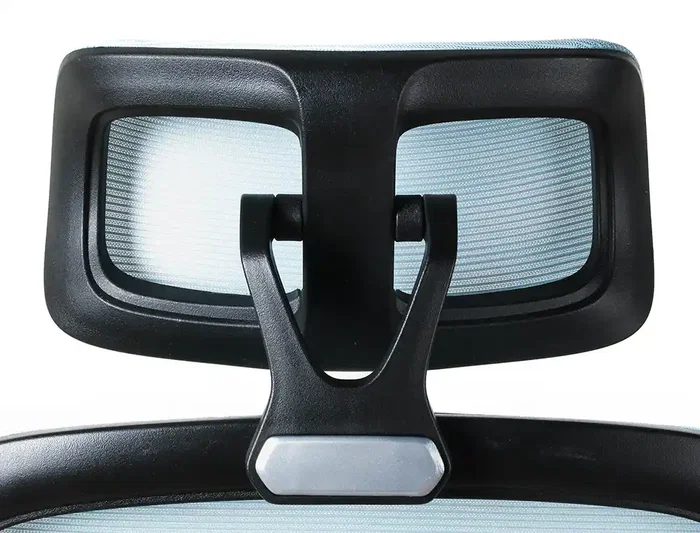 Q-connect Silla de Dirección Sorrento Malla Base Metálica Ruedas Premium, Color Azul Gris, Altura Máx. 1320 mm, Ancho 650 mm, Profundidad 600 mm