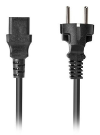 LANBERG CA-C13C-15CC-0018-BK Cable de Alimentación Negro 1.8 m C13 a CEE7/7