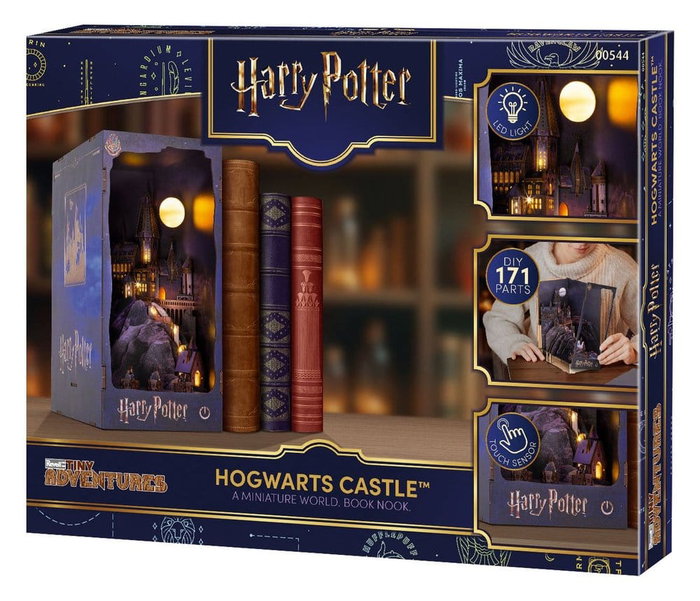 Harry Potter Tiny Adventures Book Nook Mini Diorama Hogwarts Castle 18 cm Harry Potter Tiny Adventures Book Nook Mini Diorama Hogwarts Castle 18 cm