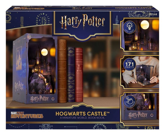 Harry Potter Tiny Adventures Book Nook Mini Diorama Hogwarts Castle 18 cm Harry Potter Tiny Adventures Book Nook Mini Diorama Hogwarts Castle 18 cm