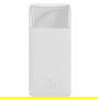 Baseus Bipow Power Bank 30000 mAh Carga Rápida 20W con Adaptive Fast Charging, 2xUSB-A + USB-C, Blanco