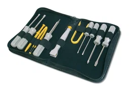 Digitus A-SK 2 Juego de Herramientas Mecánicas con Estuche de Cuero