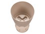 Ibergarden Maceta Redonda Marron 30.5 cm Diametro x 26.5 cm Alto Plastico PP Ideal Jardin Terraza (Set de 12)