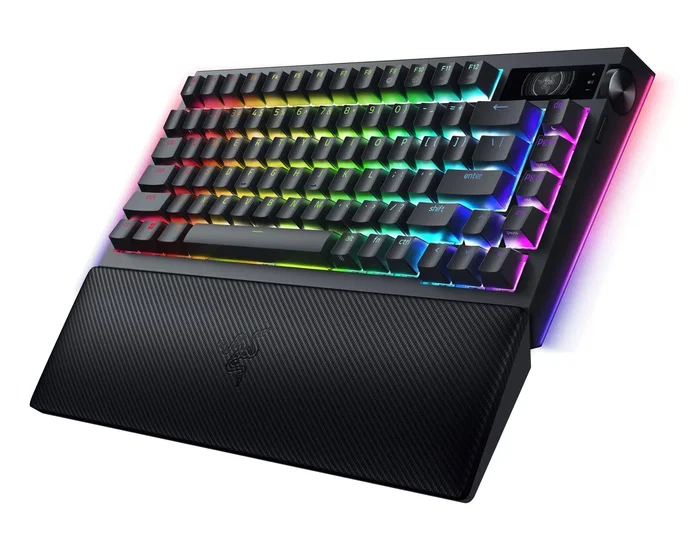 Razer BlackWidow V4 Pro 75% Teclado Mecánico Inalámbrico Gaming Layout US QWERTY Negro RGB Razer BlackWidow V4 Pro 75% Teclado Mecánico Inalámbrico Gaming Layout US QWERTY Negro RGB