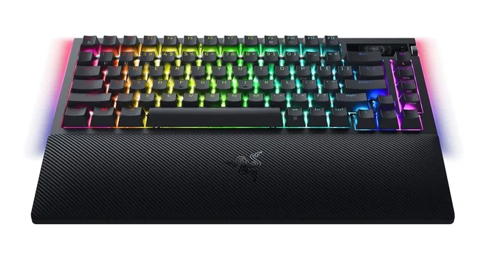 Razer BlackWidow V4 Pro 75% Teclado Mecánico Inalámbrico Gaming Layout US QWERTY Negro RGB Razer BlackWidow V4 Pro 75% Teclado Mecánico Inalámbrico Gaming Layout US QWERTY Negro RGB