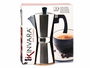 Kinvara Cafetera de Aluminio para 9 Tazas con Asa, Plata, 19x21.5x10.5 cm (Set de 12)