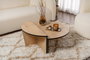 Nordure Mesa de Centro Roble Miel y Negro 90cm x 30cm x 60cm y 85cm x 35cm x 30cm