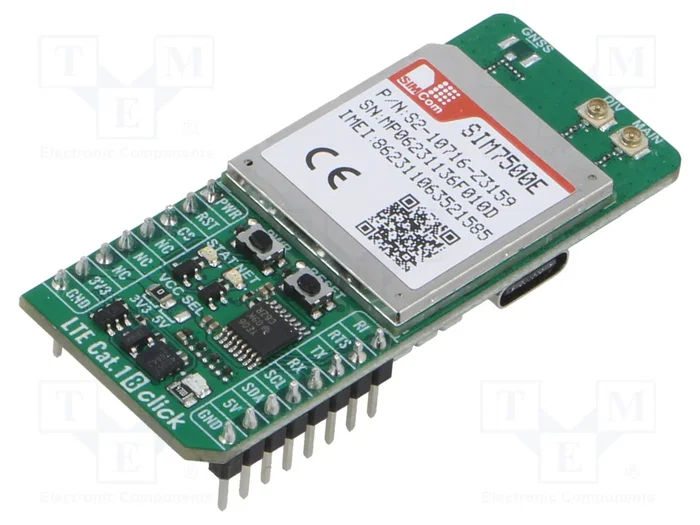 MIKROE SIM7500E-10716 LTE Cat 1 Click board MIKROE SIM7500E-10716 LTE Cat 1 Click board