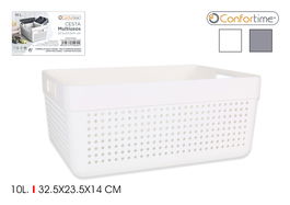 Confortime Cesta Multiusos 32.5 cm x 23.5 cm x 14 cm (24 Unidades)