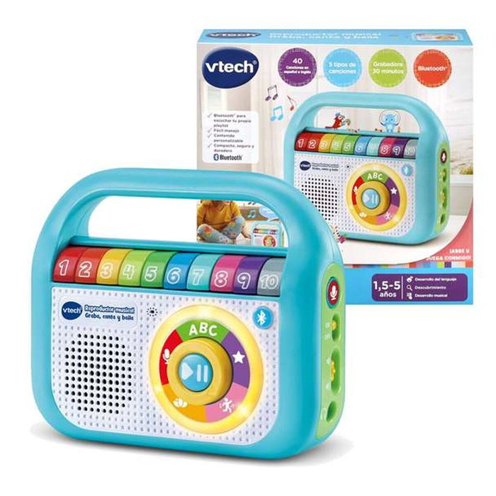 V-TECH Reproductor Musical Graba, Canta y Baila con Bluetooth