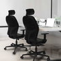 PIQUERAS Y CRESPO Silla de oficina Jorquera Sincro Pistacho y Azul