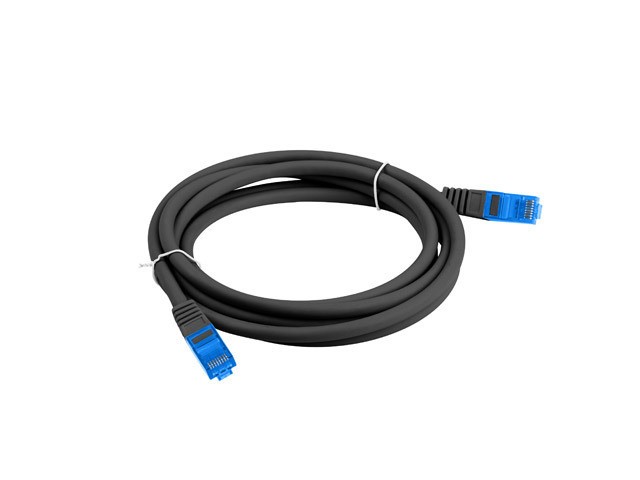 Lanberg Cable Red Latiguillo CAT.6A S/FTP 100 cm Negro