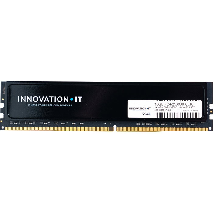 Innovation IT Memoria RAM DDR4 16GB UDIMM 3200 MHz CL16 Innovation IT Memoria RAM DDR4 16GB UDIMM 3200 MHz CL16
