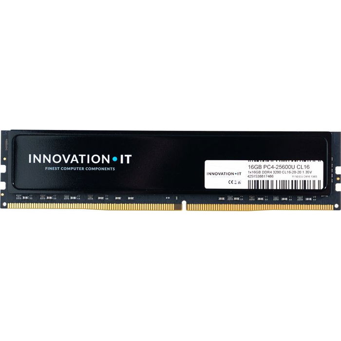 Innovation IT Memoria RAM 16GB DDR4 3200MHz CL16 1.35V con Disipador Innovation IT Memoria RAM 16GB DDR4 3200MHz CL16 1.35V con Disipador