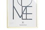 DKD Home Decor Marco de Fotos 15x20 Metal Cristal Dorado