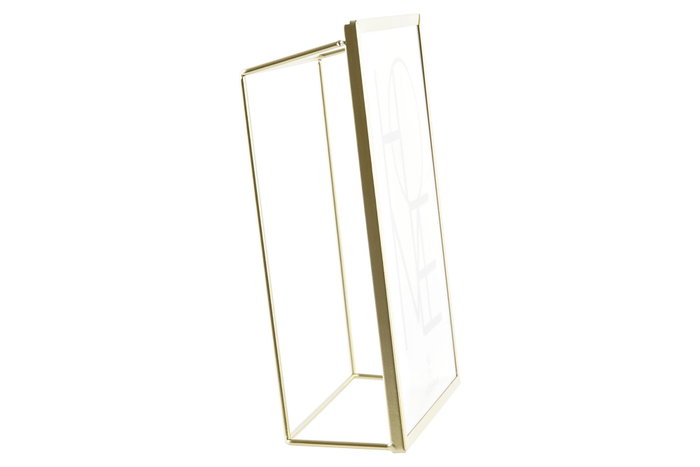 DKD Home Decor Marco de Fotos 15x20 Metal Cristal Dorado DKD Home Decor Marco de Fotos 15x20 Metal Cristal Dorado