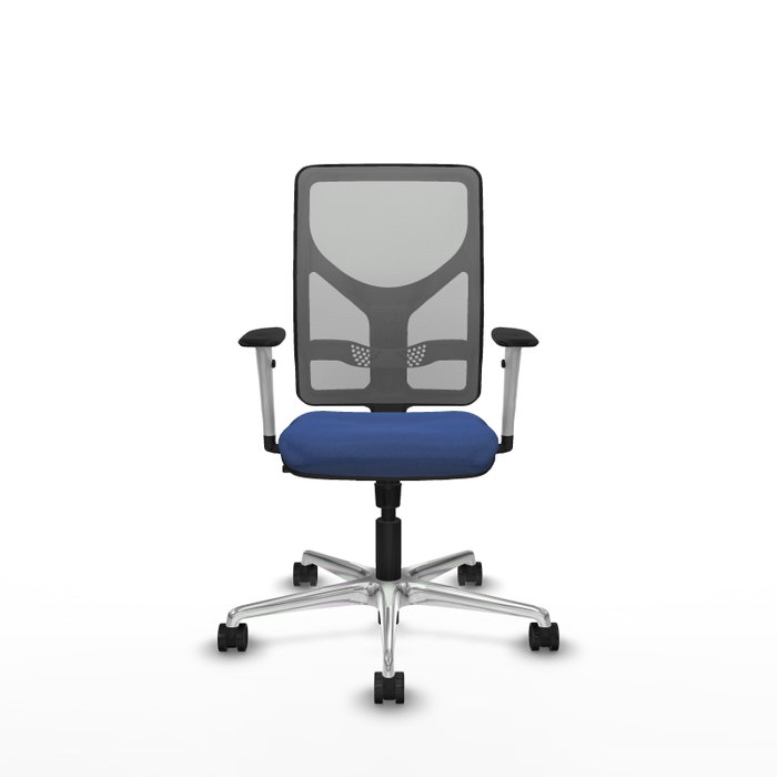 PIQUERAS Y CRESPO Silla de oficina Motilla con mecanismo Sincro, Azul marino y Gris PIQUERAS Y CRESPO Silla de oficina Motilla con mecanismo Sincro, Azul marino y Gris