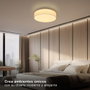 GSC Evolution Plafón de techo LED Kasker 22W Beige Regulable