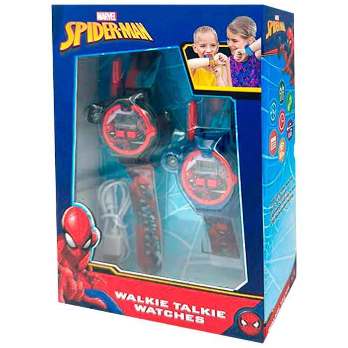 Kids Licensing Reloj Walkie Talkie 2 en 1 Spiderman