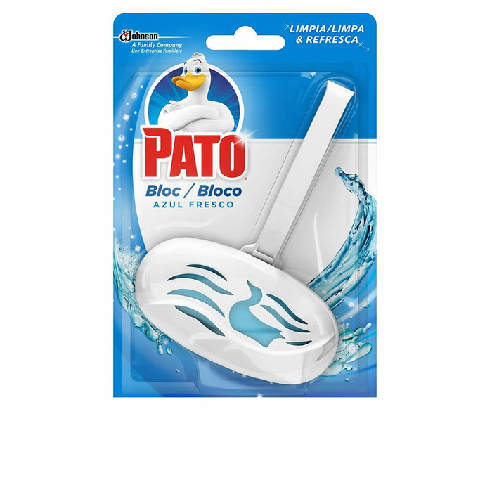 Pato WC BLOC agua azul limpia e higieniza + recambio