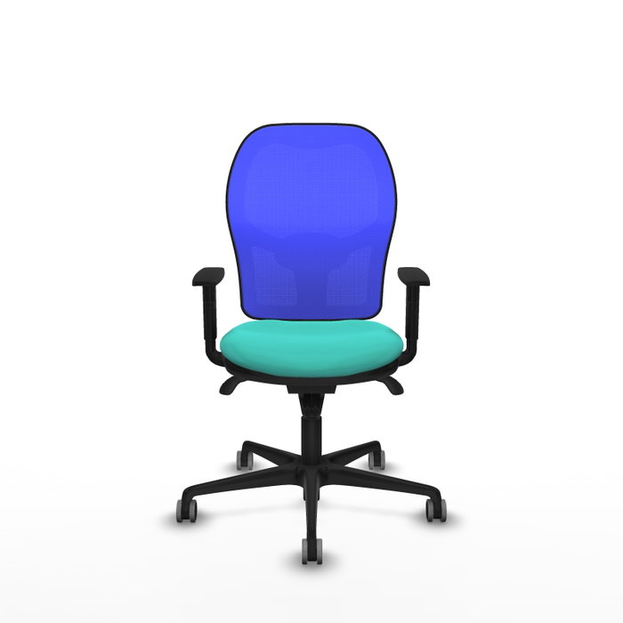 PIQUERAS Y CRESPO Silla de oficina Jorquera con mecanismo sincro, Turquesa y Azul PIQUERAS Y CRESPO Silla de oficina Jorquera con mecanismo sincro, Turquesa y Azul