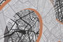 DKD Home Decor Cuadro Lienzo Mapa Ciudad 60x80 cm