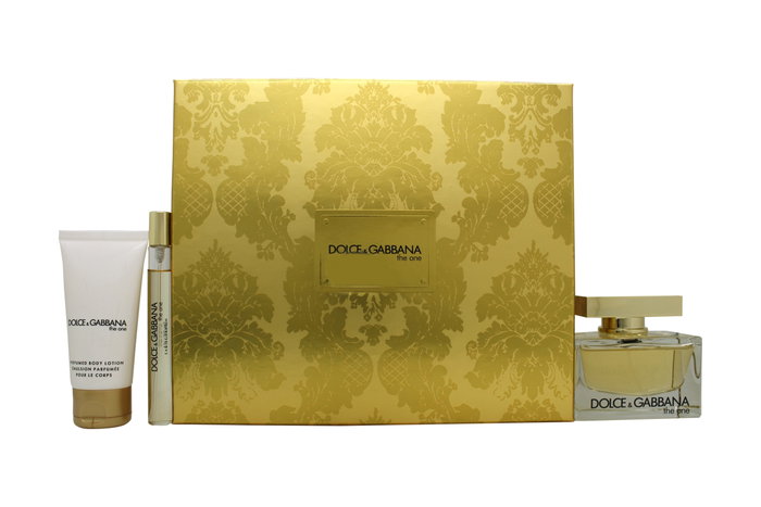 Dolce & Gabbana The One Gift Set 75ml EDP + 10ml EDP + 50ml Body Lotion Dolce & Gabbana The One Gift Set 75ml EDP + 10ml EDP + 50ml Body Lotion