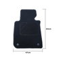 OCC Design Alfombrillas a Medida para BMW E93 Serie 3 Cabrio (2007-2013) 5 Piezas