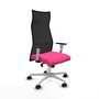 PIQUERAS Y CRESPO Sillón Albacete Rosa y Negro con Mecanismo Sincro