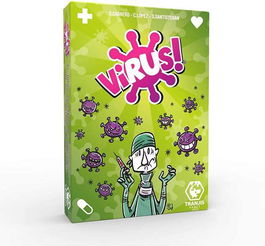 Tranjis Juego Virus ¡Enfréntate a la pandemia y erradica el virus! con 68 cartas