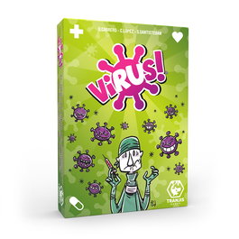 Tranjis Games - Juego de Mesa Virus! | Juego de Cartas Familiar y Rápido | A partir de 8 años | 2 a 6 Jugadores | Duración 20 min