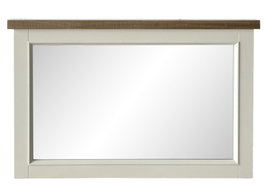 DKD Home Decor Espejo de Paulownia 90x4x60 Beige y Marrón