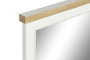 DKD Home Decor Espejo de Paulownia 90x4x60 Beige y Marrón
