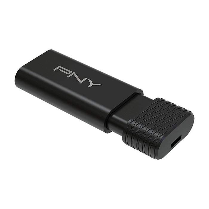 PNY PRO Elite V3 USB 3.2 Gen 1 - 256 GB - Negro - Unidad Flash USB Tipo C Lectura 1000 MB/s - Llavero