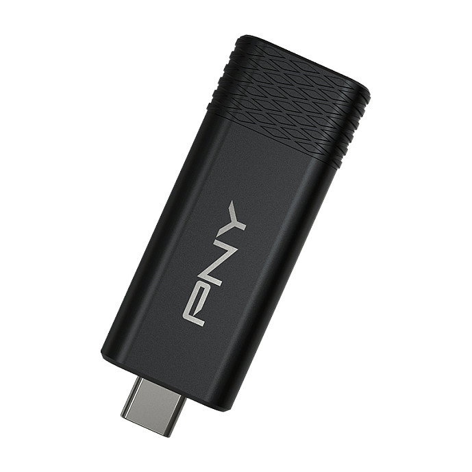 PNY PRO Elite V3 USB 3.2 Gen 1 - 256 GB - Negro - Unidad Flash USB Tipo C Lectura 1000 MB/s - Llavero