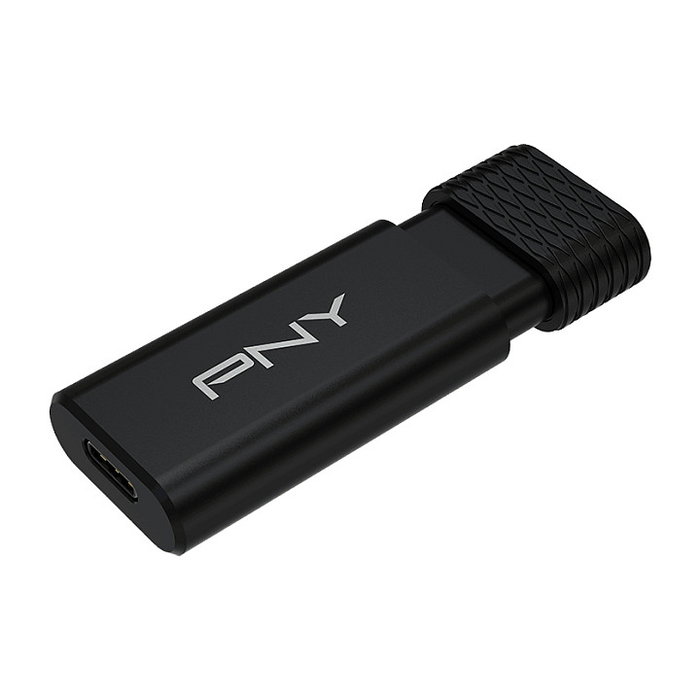 PNY PRO Elite V3 USB 3.2 Gen 1 - 256 GB - Negro - Unidad Flash USB Tipo C Lectura 1000 MB/s - Llavero