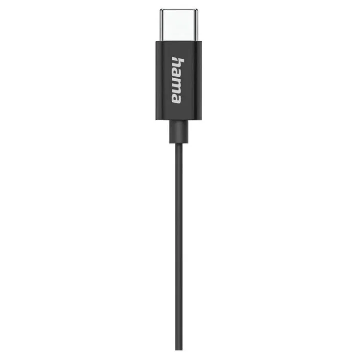 Hama Classy Auricular Intrauditivo USB-C con Micrófono Cable 1.2m Negro
