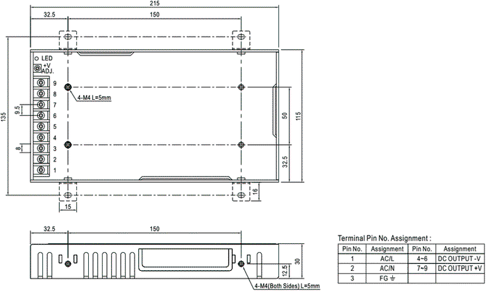 MEAN WELL RSP-200-48 201,6W 48VDC