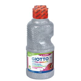 Tempera Giotto Liquida Glitter 250 Ml (Botella) Plata