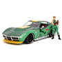 Jada Street Fighter Cammy y Chevrolet 1969 Corvette Stingray ZL1 1:24