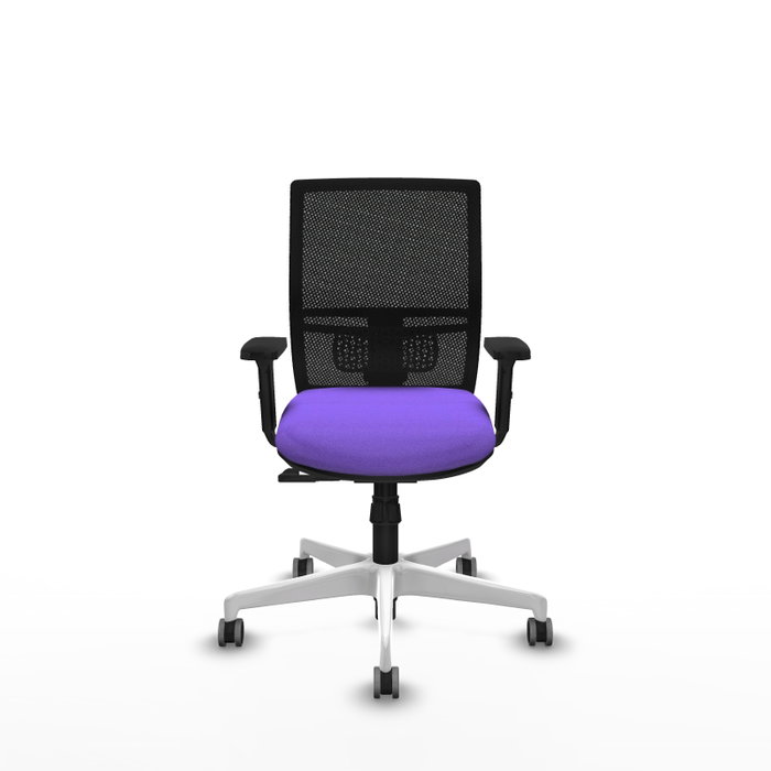 PIQUERAS Y CRESPO Silla de oficina Yunquera con mecanismo Sincro, Lila y Negro PIQUERAS Y CRESPO Silla de oficina Yunquera con mecanismo Sincro, Lila y Negro