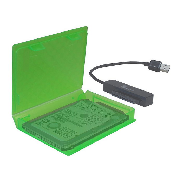 Inter-Tech HDD Schutzbox 2,5 pulgadas en plástico verde Inter-Tech HDD Schutzbox 2,5 pulgadas en plástico verde