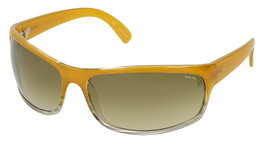 Police S1863710AEX Gafas de sol ocre/marrón striato sfumato