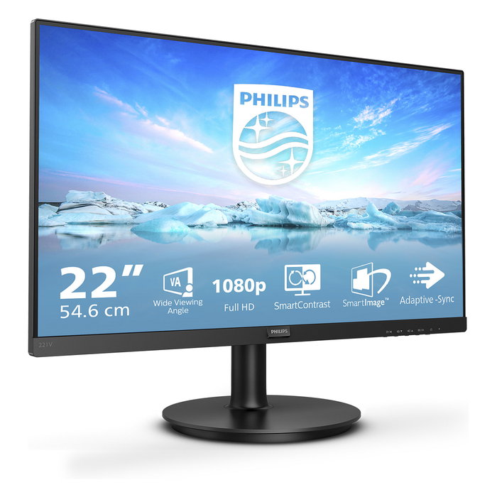 Philips V-Line 221V8A/00 Monitor 21.5 pulg. Full HD VA Negro