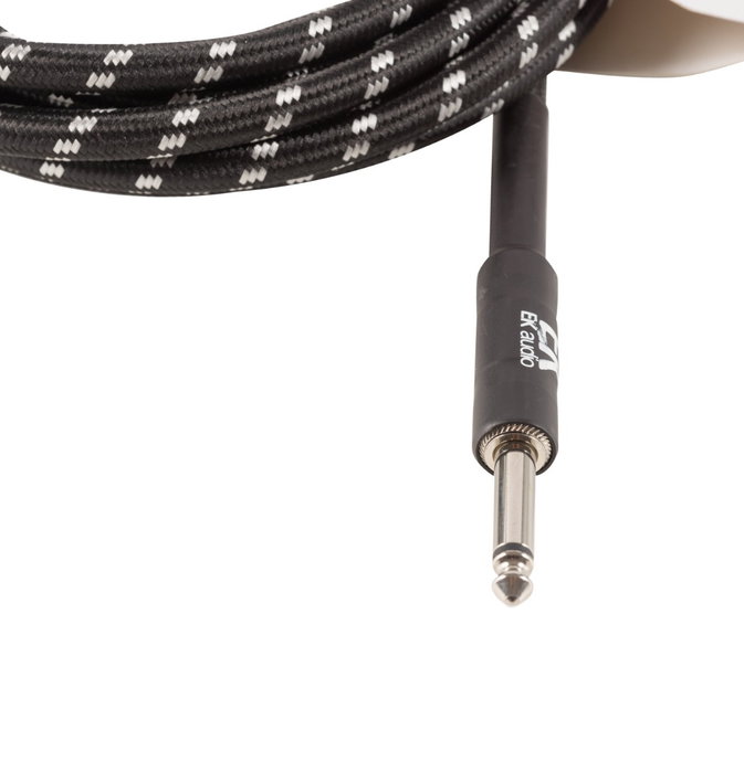 Cable Ek Audio para Guitarra Jack - Jack Rectos Tela Trenzada de 6 m Cable Ek Audio para Guitarra Jack - Jack Rectos Tela Trenzada de 6 m