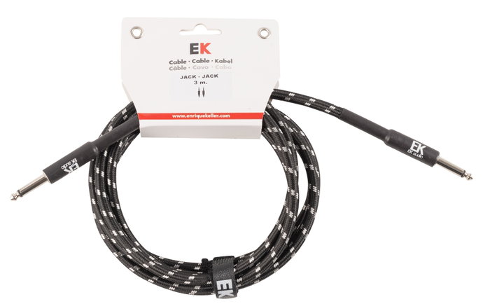 Cable Ek Audio para Guitarra Jack - Jack Rectos Tela Trenzada de 6 m Cable Ek Audio para Guitarra Jack - Jack Rectos Tela Trenzada de 6 m