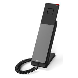 Snom HD300A Teléfono IP Negro para Hotel, Montaje en Escritorio o Pared, Funciones Antibacterianas, Terminal con Auricular Conectado por Cable